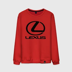 Свитшот хлопковый мужской LEXUS, цвет: красный