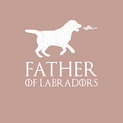 Свитшот хлопковый мужской Отец Лабрадоров, цвет: пыльно-розовый — фото 2