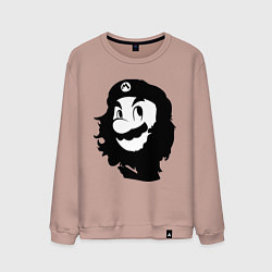 Свитшот хлопковый мужской Che Mario, цвет: пыльно-розовый