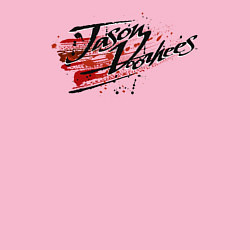 Свитшот хлопковый мужской Jason Voorhees Logo, цвет: светло-розовый — фото 2