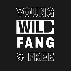 Свитшот хлопковый мужской Wild Fang, цвет: черный — фото 2