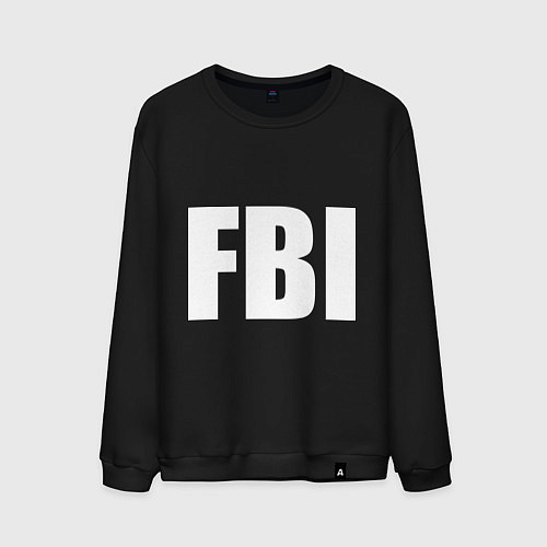 Мужской свитшот FBI / Черный – фото 1