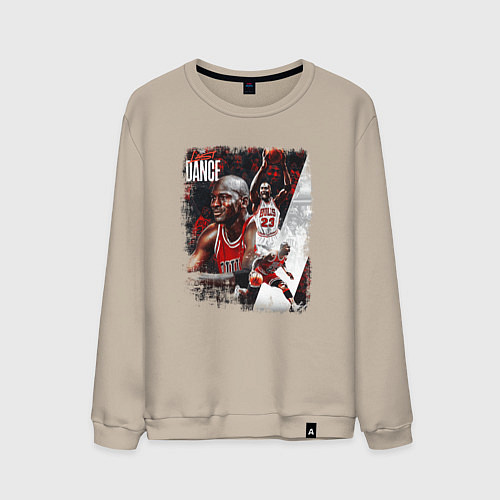 Мужской свитшот ПОСЛЕДНИЙ ТАНЕЦ / Миндальный – фото 1