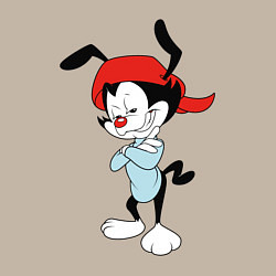 Свитшот хлопковый мужской Вакко Уорнер Animaniacs, цвет: миндальный — фото 2