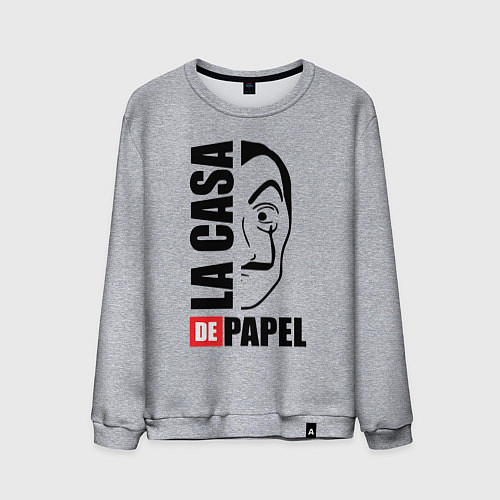 Мужской свитшот La Casa de Papel / Меланж – фото 1