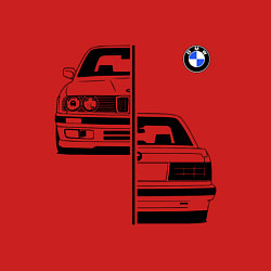 Свитшот хлопковый мужской BMW БМВ Z, цвет: красный — фото 2