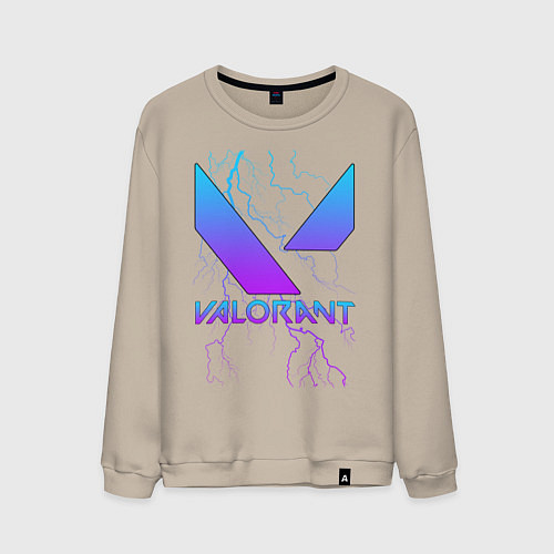 Мужской свитшот VALORANT / Миндальный – фото 1