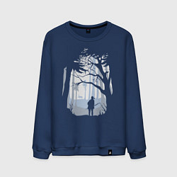 Свитшот хлопковый мужской The Last Of Us PART 2, цвет: тёмно-синий