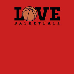 Свитшот хлопковый мужской Love Basketball, цвет: красный — фото 2