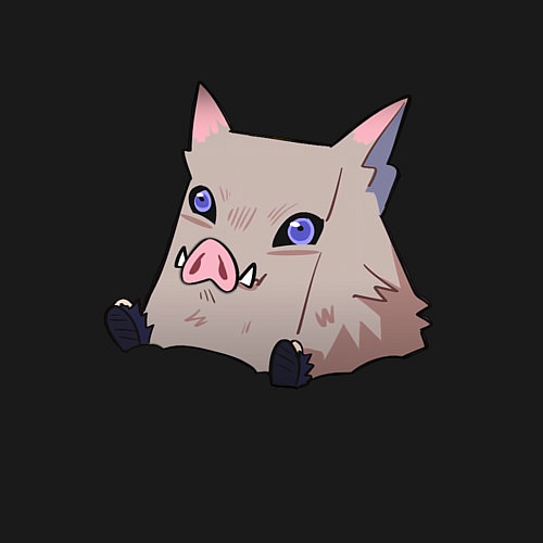 Мужской свитшот Иноске Хашибира / Черный – фото 3