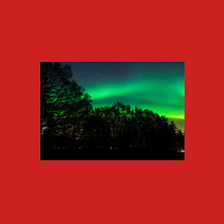 Свитшот хлопковый мужской Северное сияние, цвет: красный — фото 2