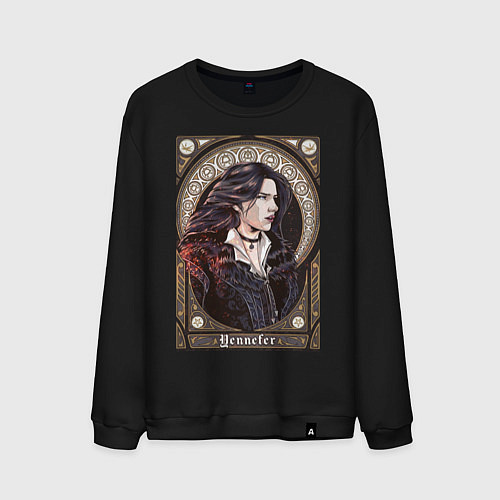 Мужской свитшот The Witcher, Yennefer / Черный – фото 1