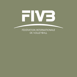 Свитшот хлопковый мужской FIVB ВОЛЕЙБОЛ, цвет: авокадо — фото 2