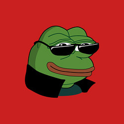 Свитшот хлопковый мужской Pepe в очках EZ, цвет: красный — фото 2