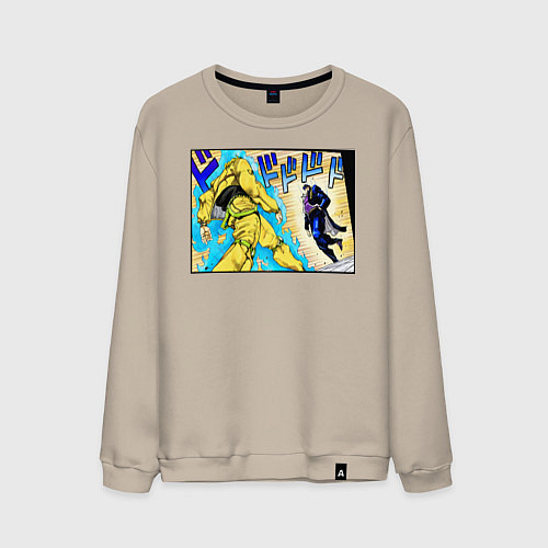 Мужской свитшот Дио идет на забив / Миндальный – фото 1