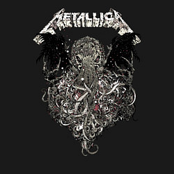Свитшот хлопковый мужской Metallica - спрут, цвет: черный — фото 2
