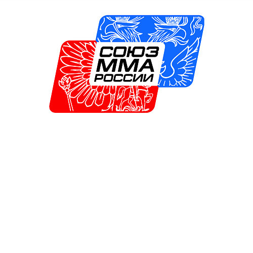 Мужской свитшот Союз MMA России / Белый – фото 3