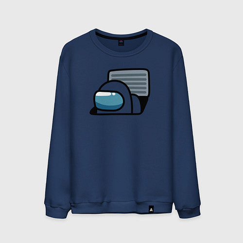 Мужской свитшот AMONG US / Тёмно-синий – фото 1