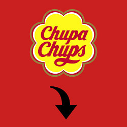 Свитшот хлопковый мужской CHUPA CHUPS, цвет: красный — фото 2