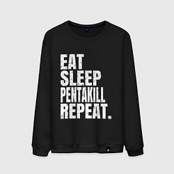 Мужской свитшот EAT SLEEP PENTAKILL REPEAT