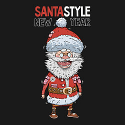 Свитшот хлопковый мужской SantaSTYLE, цвет: черный — фото 2