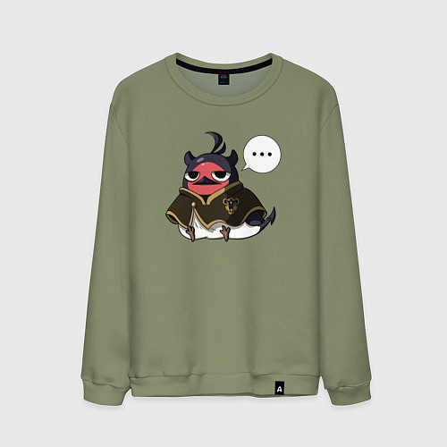 Мужской свитшот Nero bird / Авокадо – фото 1