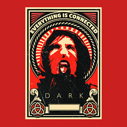 Свитшот хлопковый мужской DARK Тьма, цвет: красный — фото 2