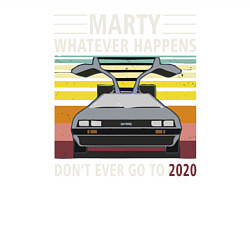 Свитшот хлопковый мужской Back to the Future, цвет: белый — фото 2