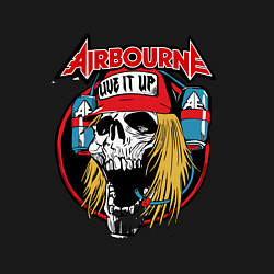 Свитшот хлопковый мужской Airbourne: Live it up, цвет: черный — фото 2