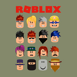 Свитшот хлопковый мужской ROBLOX, цвет: авокадо — фото 2