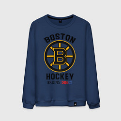 Свитшот хлопковый мужской BOSTON BRUINS NHL, цвет: тёмно-синий