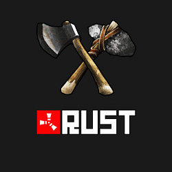 Свитшот хлопковый мужской RUST, цвет: черный — фото 2