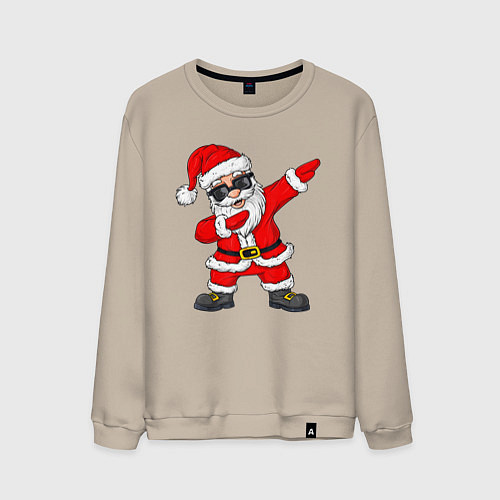 Мужской свитшот Dabing Santa / Миндальный – фото 1