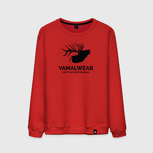 Мужской свитшот Yamalwear / Красный – фото 1