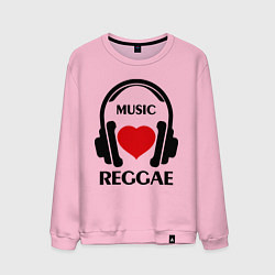 Мужской свитшот Reggae Music is Love