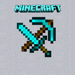 Свитшот хлопковый мужской Minecraft, цвет: меланж — фото 2