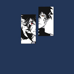 Свитшот хлопковый мужской Черный клевер, цвет: тёмно-синий — фото 2