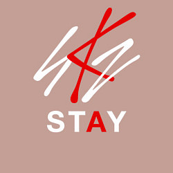 Свитшот хлопковый мужской STRAY KIDS, цвет: пыльно-розовый — фото 2