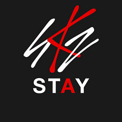 Свитшот хлопковый мужской STRAY KIDS, цвет: черный — фото 2
