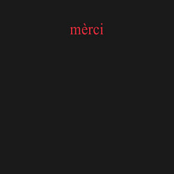 Свитшот хлопковый мужской Merci, цвет: черный — фото 2