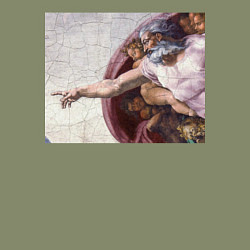 Свитшот хлопковый мужской Искусство, цвет: авокадо — фото 2