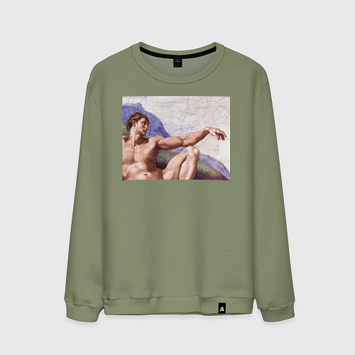 Мужской свитшот Искусство / Авокадо – фото 1