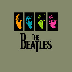 Свитшот хлопковый мужской Всемирный день The Beatles, цвет: авокадо — фото 2