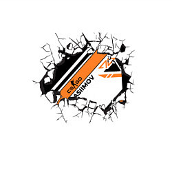 Свитшот хлопковый мужской CS GO AWP Asiimov внутри меня, цвет: белый — фото 2