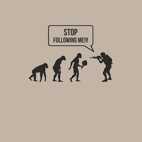 Мужской свитшот CS GO спина Z / Миндальный – фото 3