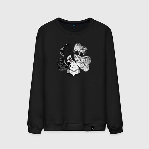 Мужской свитшот Аста / Черный – фото 1