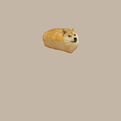 Свитшот хлопковый мужской Doge Bread, цвет: миндальный — фото 2