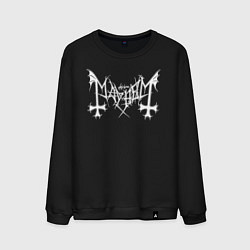 Свитшот хлопковый мужской MAYHEM, цвет: черный