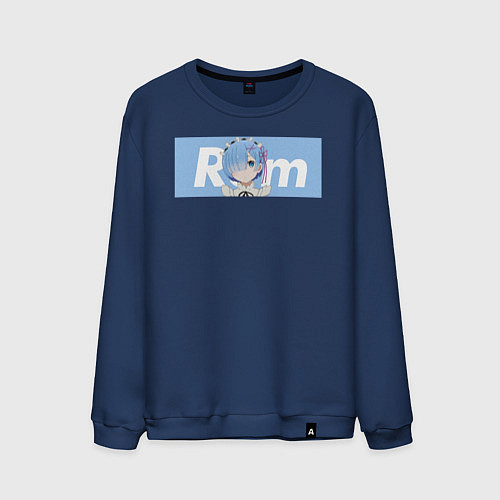 Мужской свитшот Рем / Тёмно-синий – фото 1