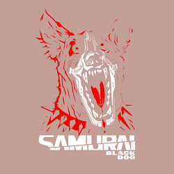 Свитшот хлопковый мужской SAMURAI Cyberpunk 2077, цвет: пыльно-розовый — фото 2